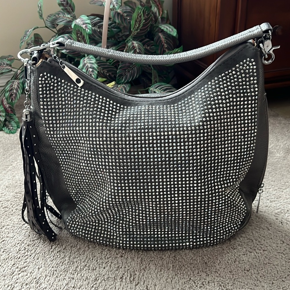 Grey Blingy Purse - brand new!